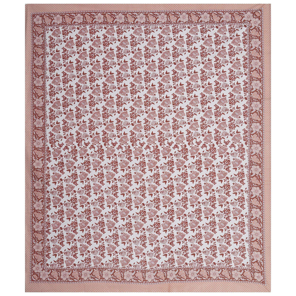 Rudra Bazaar Sea Green 210 TC Cotton Double King Bedsheet With 2 Pillow Covers