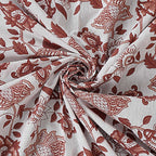 Rudra Bazaar Sea Green 210 TC Cotton Double King Bedsheet With 2 Pillow Covers