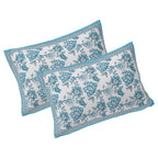 Rudra Bazaar Pink 210 TC Cotton Double King Bedsheet With 2 Pillow Covers