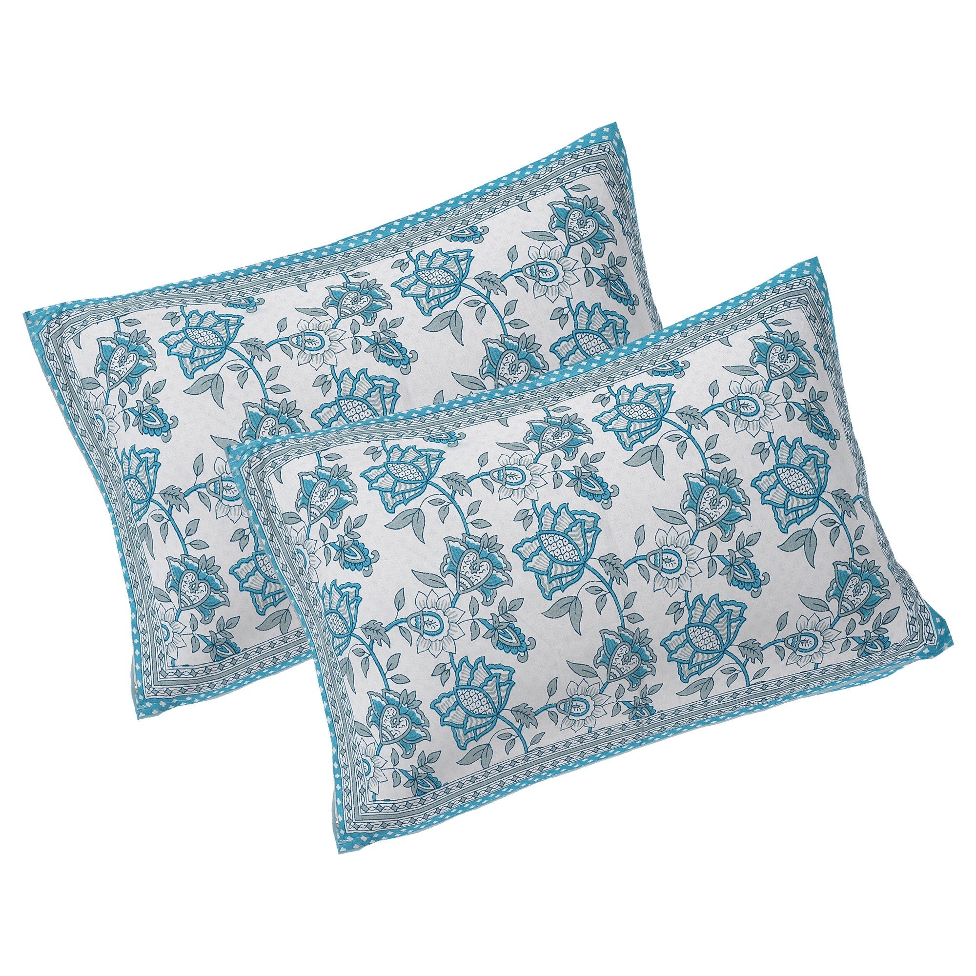 Rudra Bazaar Pink 210 TC Cotton Double King Bedsheet With 2 Pillow Covers