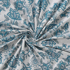 Rudra Bazaar Pink 210 TC Cotton Double King Bedsheet With 2 Pillow Covers