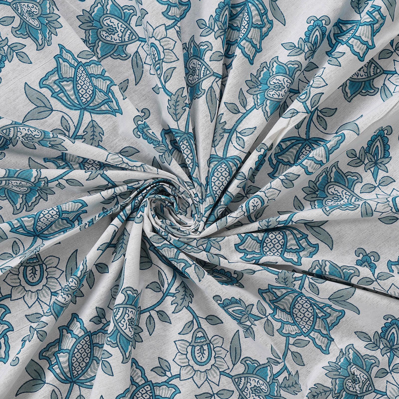 Rudra Bazaar Pink 210 TC Cotton Double King Bedsheet With 2 Pillow Covers