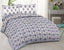 Rudra Bazaar Blue 210 TC Cotton Double King Bedsheet With 2 Pillow Covers