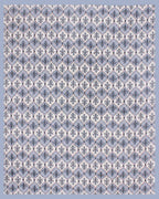 Rudra Bazaar Blue 210 TC Cotton Double King Bedsheet With 2 Pillow Covers