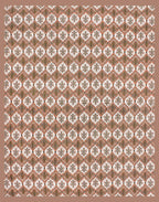 Rudra Bazaar Brown 210 TC Cotton Double King Bedsheet With 2 Pillow Covers