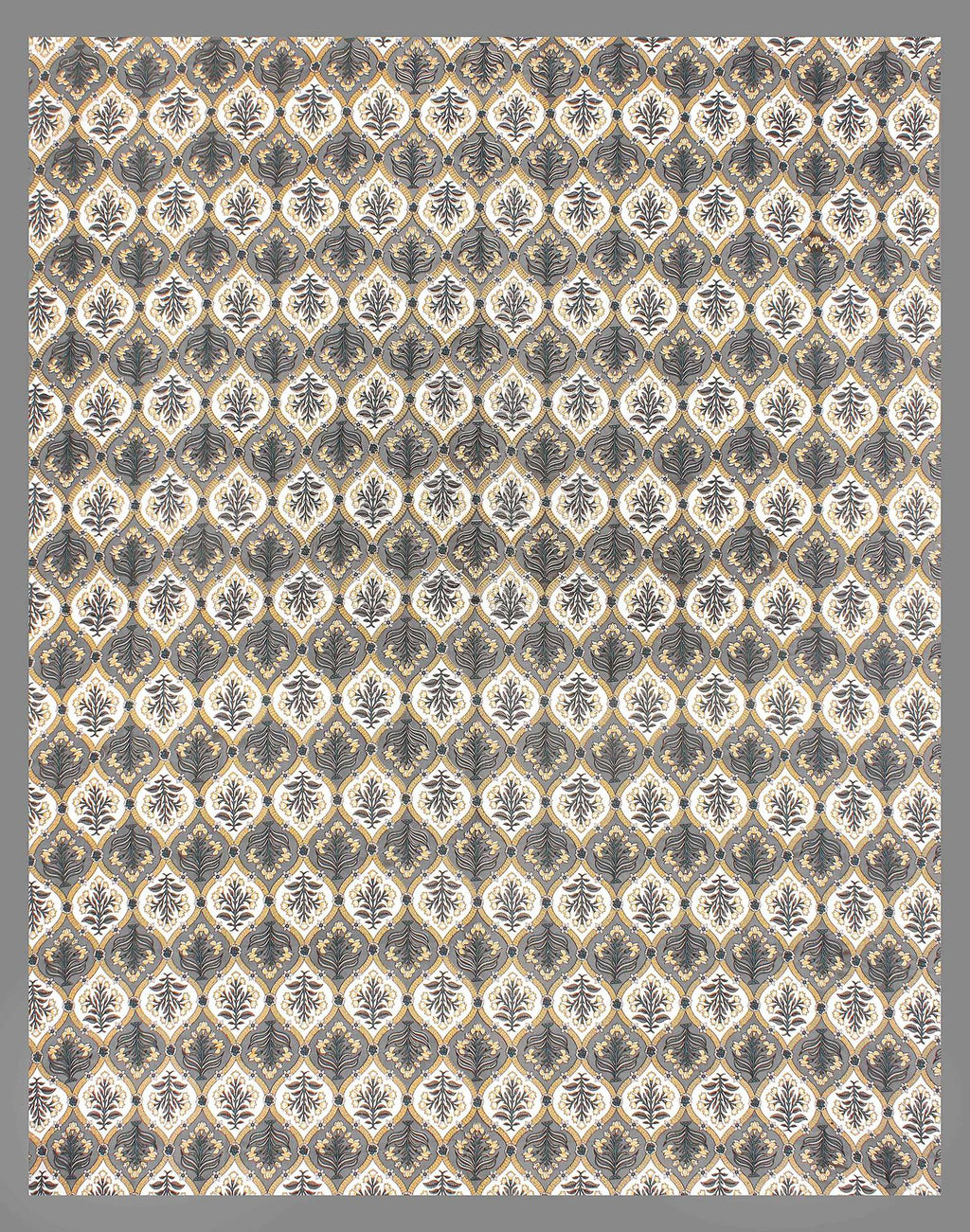 Rudra Bazaar Multi 210 TC Cotton Double King Bedsheet With 2 Pillow Covers