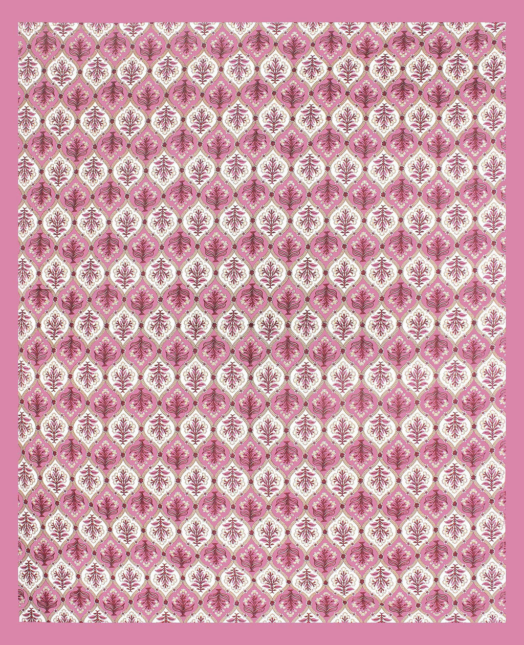 Rudra Bazaar Purple 210 TC Cotton Double King Bedsheet With 2 Pillow Covers