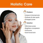 TAC - The Ayurveda Co. Vitamin C Serum Sheet Mask | Natural Skin Brightness