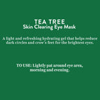 Biotique Advanced Organics Tea Tree Skin Clearing Eye Mask