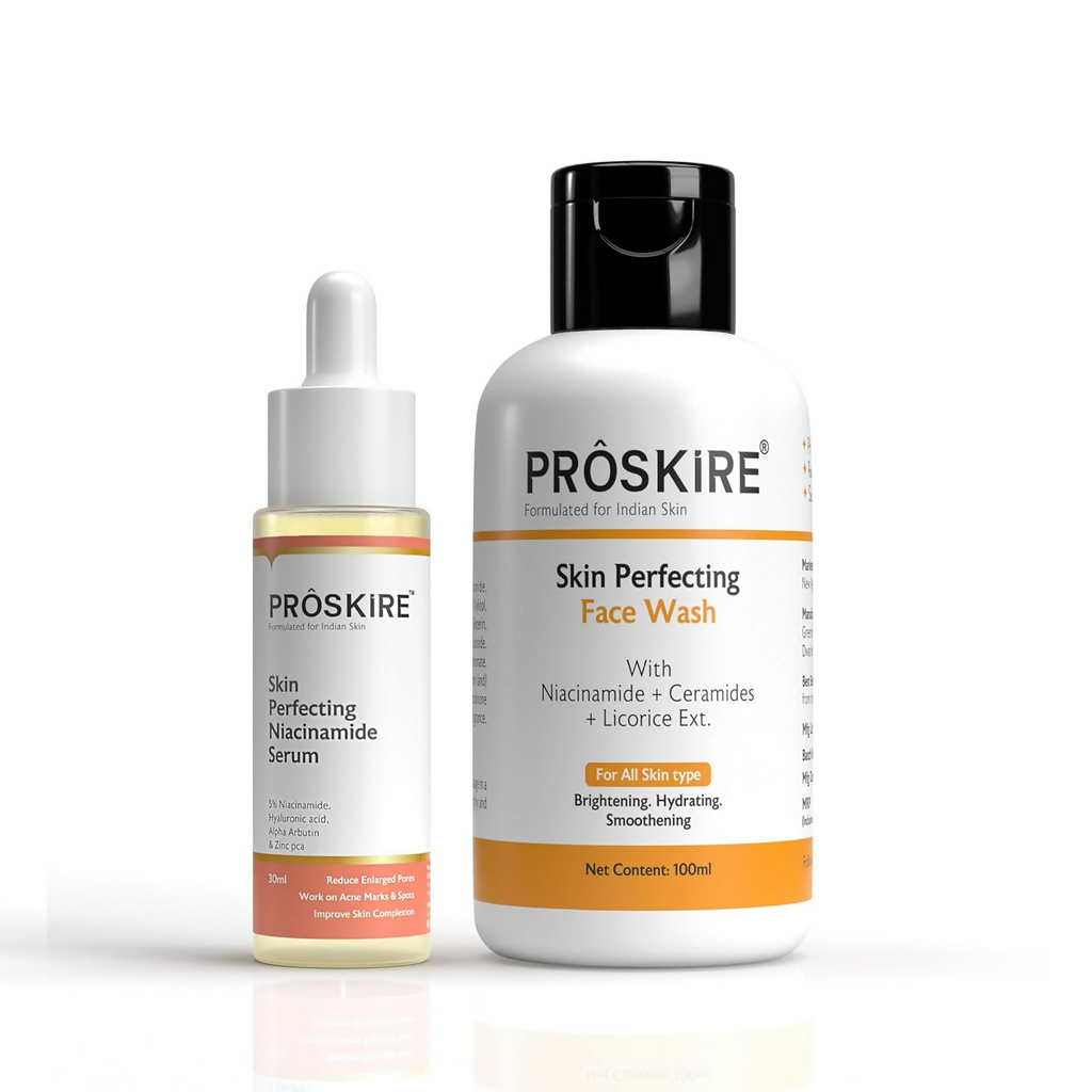 Proskire Skin Perfecting Niacinamide Serum with Face Wash Combo