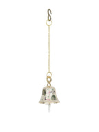 eCraftIndia Multicoloured Brass Hanging Pooja Bell Showpieces