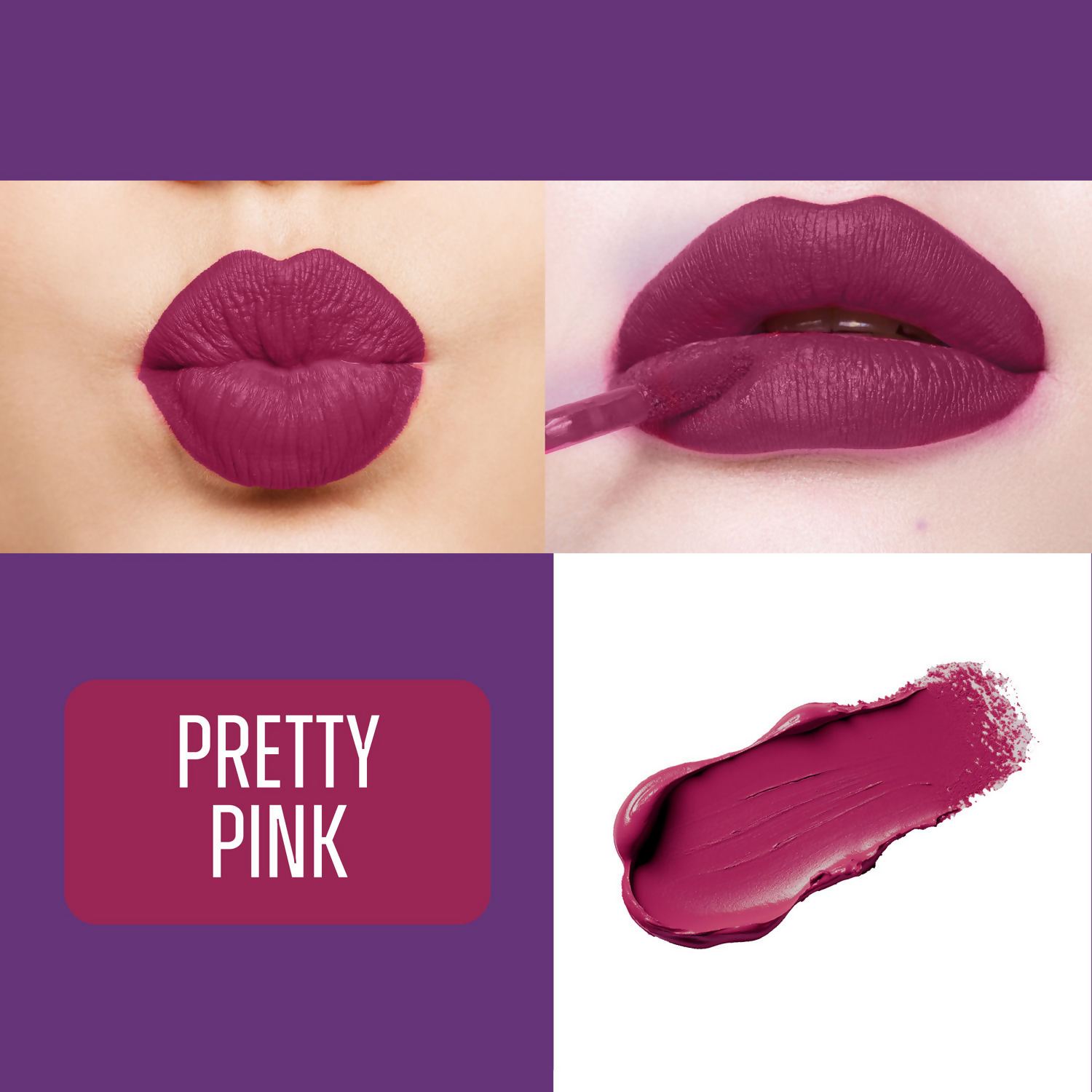 Blue Heaven Ultimatte Whipp Lip Liquid Lipstick - Pretty Pink