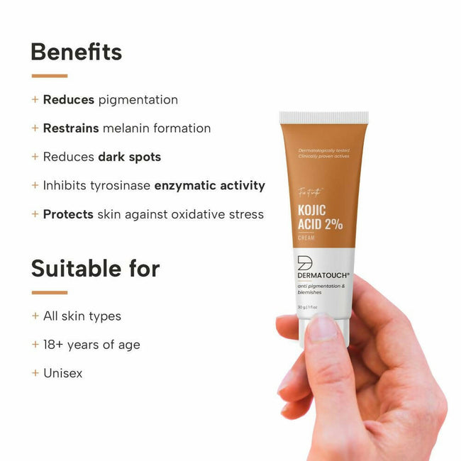 Dermatouch Kojic Acid 2% Face Cream For Pigmentation & Blemishes Main Image