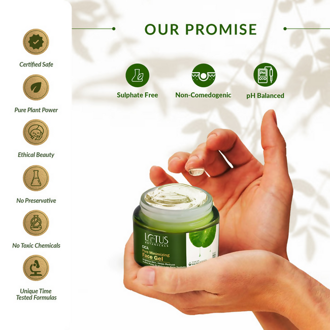 Lotus Botanicals Cica Pore Minimizing Face Gel Main Image