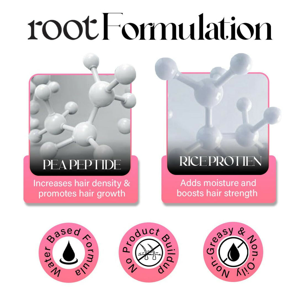 Rootcos Peptide Hair Volumizing Serum with Rice Protein