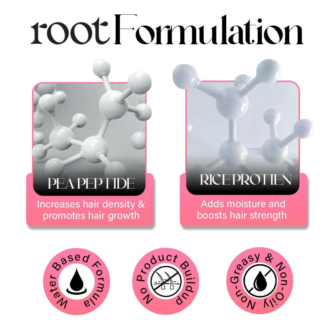 Rootcos Peptide Hair Volumizing Serum with Rice Protein