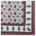 Rudra Bazaar Multicolour 210 TC Cotton Double King Bedsheet With 2 Pillow Covers