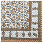 Rudra Bazaar Multicolour 210 TC Cotton Double King Bedsheet With 2 Pillow Covers