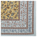 Rudra Bazaar Multicolour 210 TC Cotton Double King Bedsheet With 2 Pillow Covers