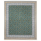 Rudra Bazaar Multicolour 210 TC Cotton Double King Bedsheet With 2 Pillow Covers