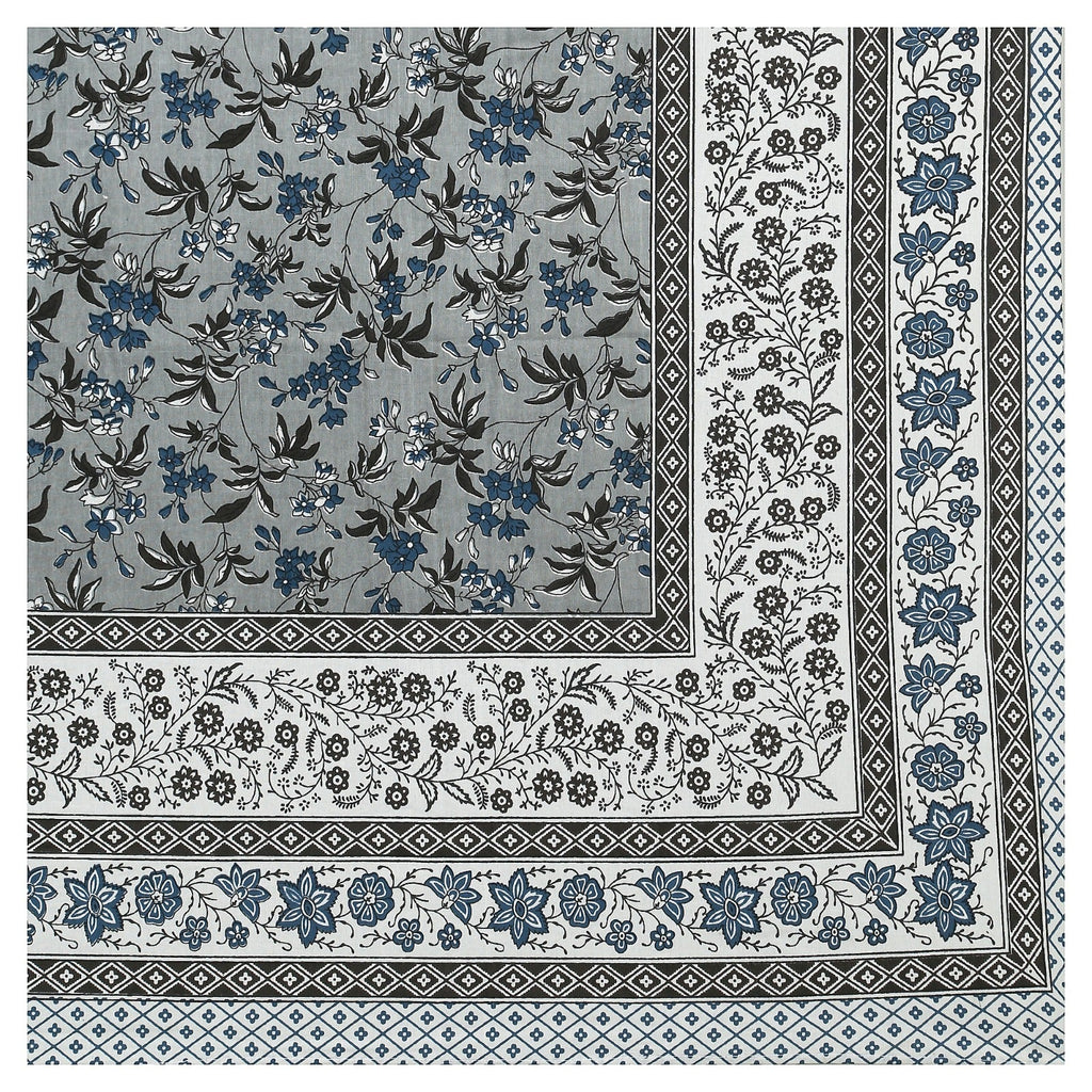 Rudra Bazaar Multicolour 210 TC Cotton Double King Bedsheet With 2 Pillow Covers