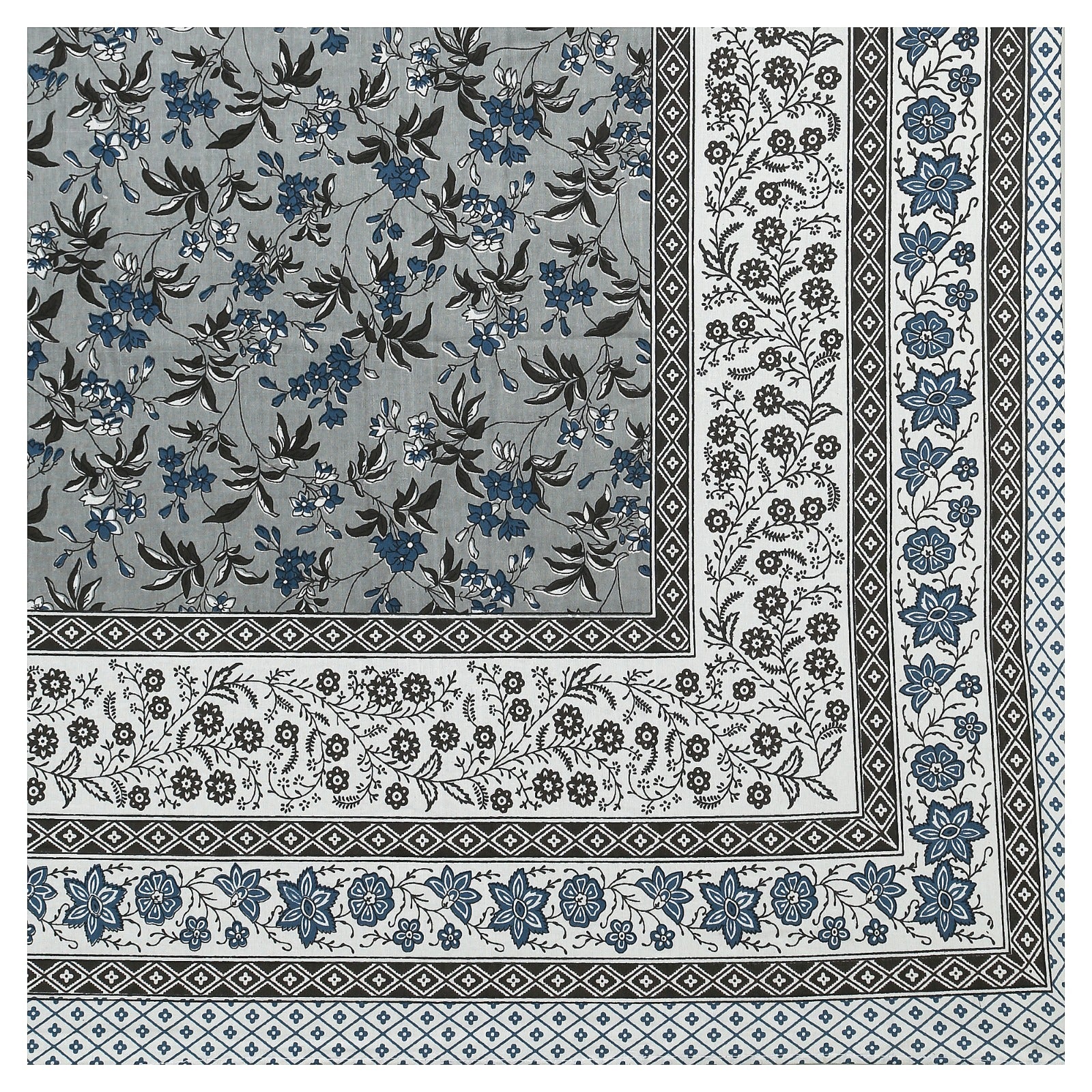 Rudra Bazaar Multicolour 210 TC Cotton Double King Bedsheet With 2 Pillow Covers