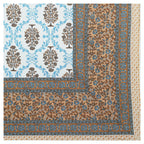 Rudra Bazaar Multicolour 210 TC Cotton Double King Bedsheet With 2 Pillow Covers