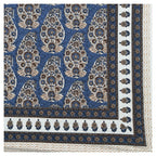 Rudra Bazaar Multicolour 210 TC Cotton Double King Bedsheet With 2 Pillow Covers