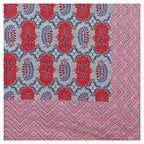 Rudra Bazaar Multicolour 210 TC Cotton Double King Bedsheet With 2 Pillow Covers