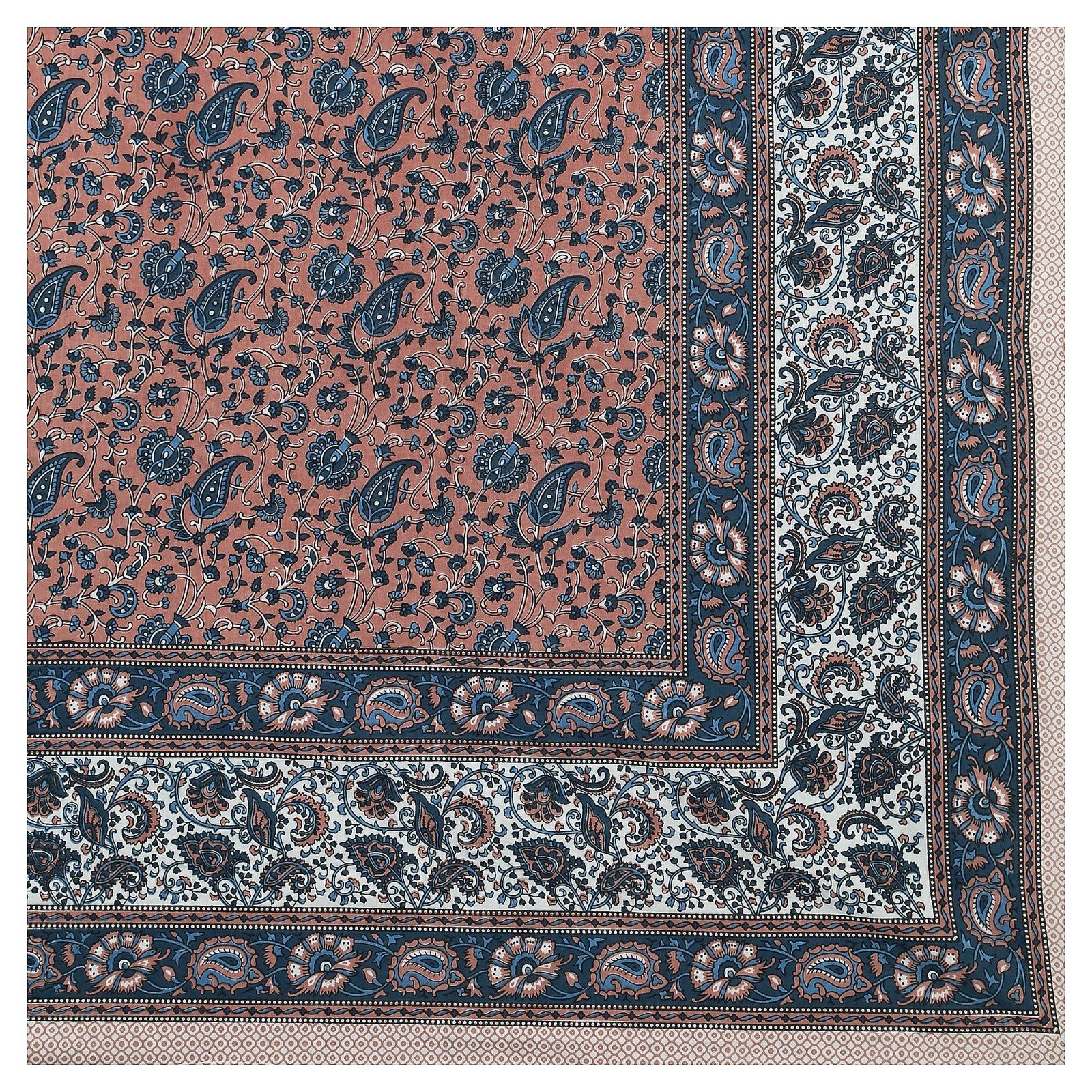 Rudra Bazaar Multicolour 210 TC Cotton Double King Bedsheet With 2 Pillow Covers