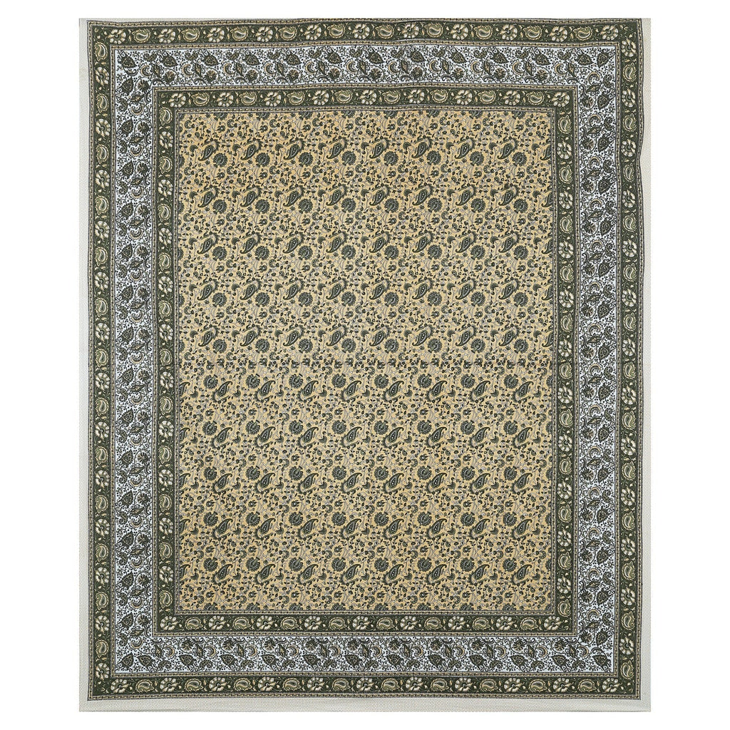 Rudra Bazaar Multicolour 210 TC Cotton Double King Bedsheet With 2 Pillow Covers