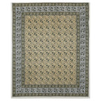 Rudra Bazaar Multicolour 210 TC Cotton Double King Bedsheet With 2 Pillow Covers