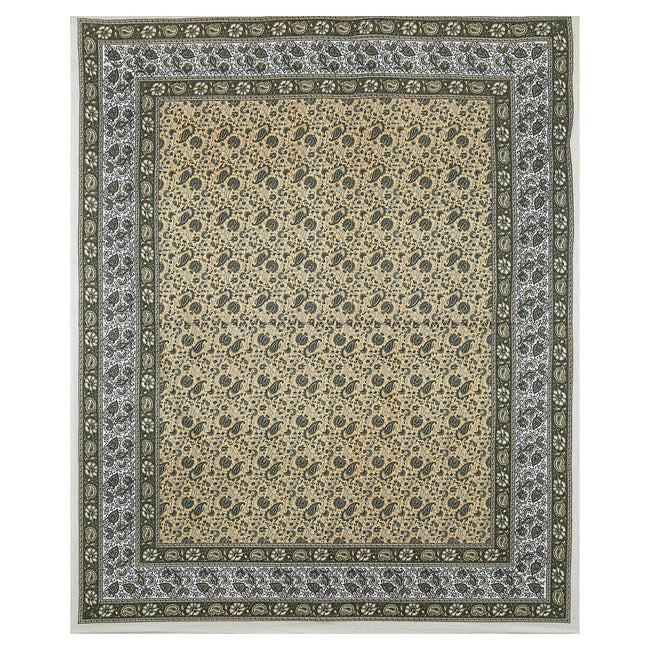 Rudra Bazaar Multicolour 210 TC Cotton Double King Bedsheet With 2 Pillow Covers Main Image