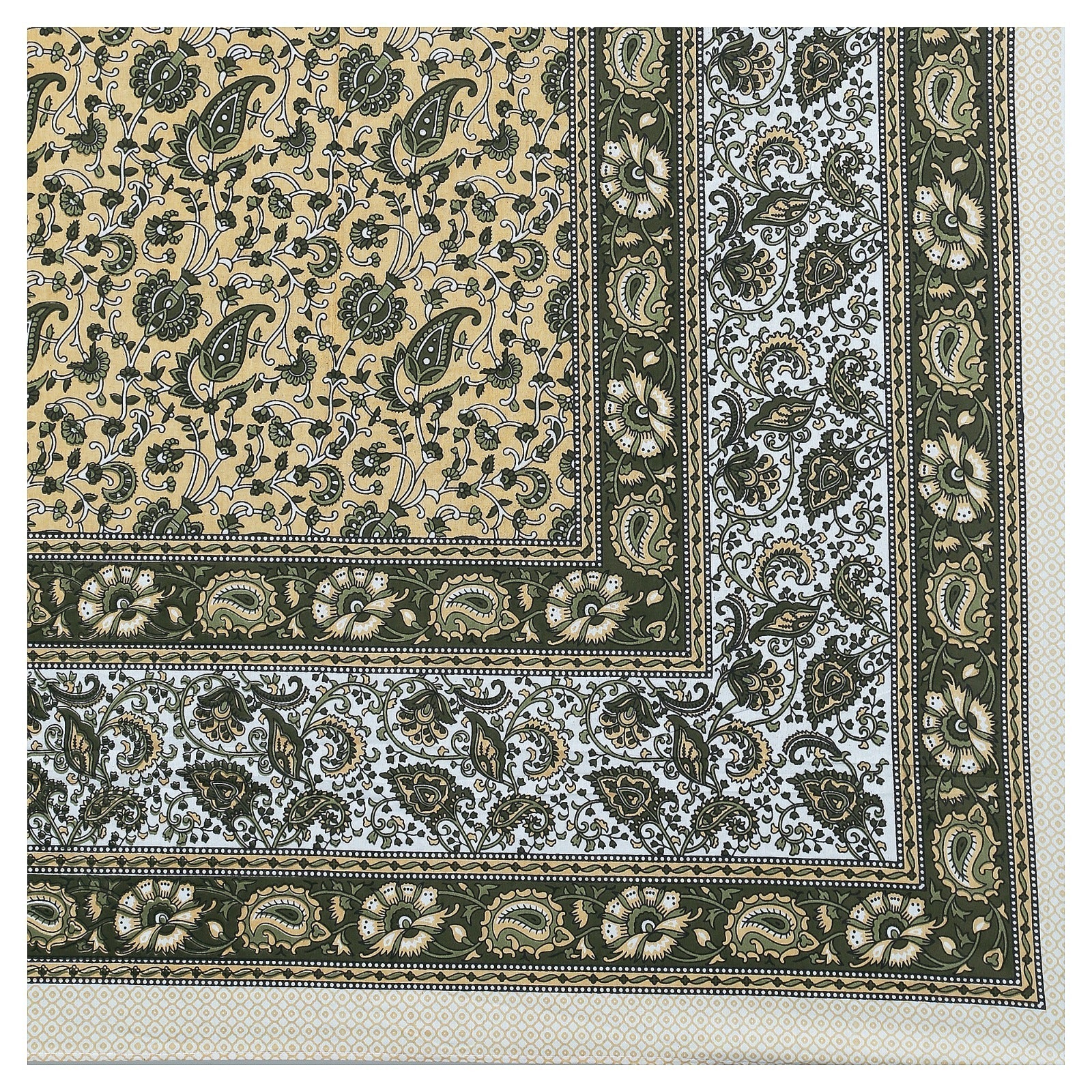 Rudra Bazaar Multicolour 210 TC Cotton Double King Bedsheet With 2 Pillow Covers