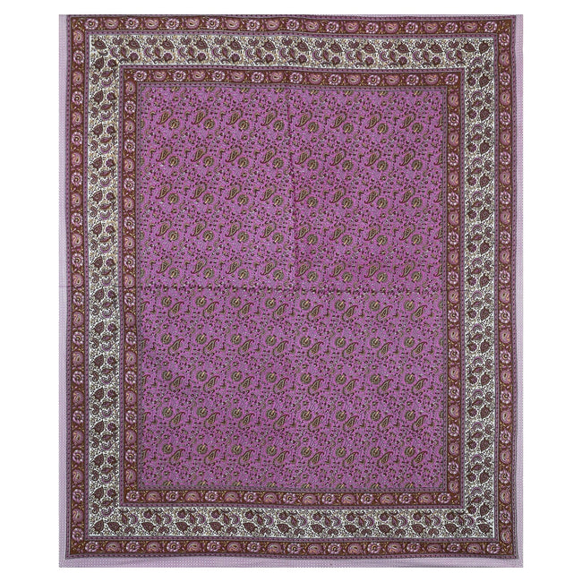 Rudra Bazaar Multicolour 210 TC Cotton Double King Bedsheet With 2 Pillow Covers Main Image