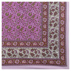 Rudra Bazaar Multicolour 210 TC Cotton Double King Bedsheet With 2 Pillow Covers