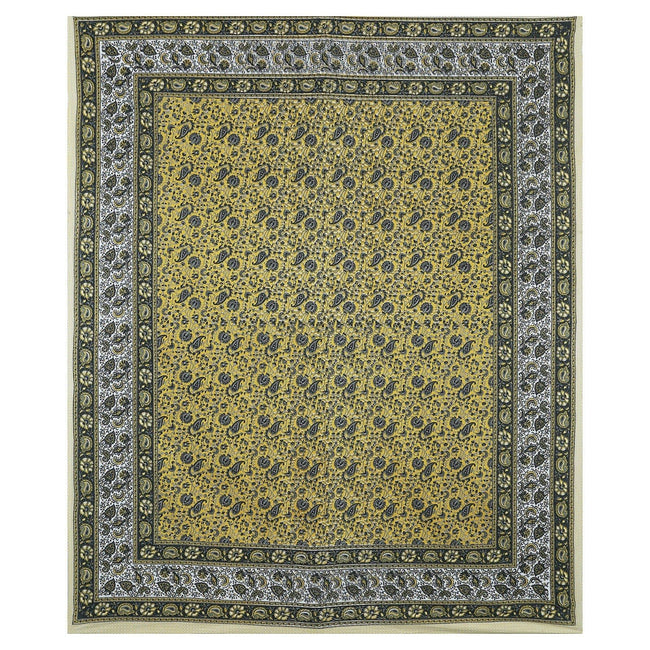 Rudra Bazaar Multicolour 210 TC Cotton Double King Bedsheet With 2 Pillow Covers Main Image