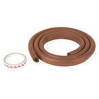 Safe-O-Kid Unique High Density 2 Mtr Long U - Shaped 1 Edge Guard Strip - Brown