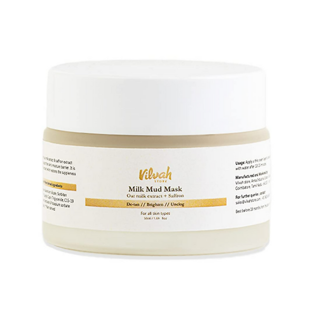 Vilvah Store Milk Mud Mask Hover Image