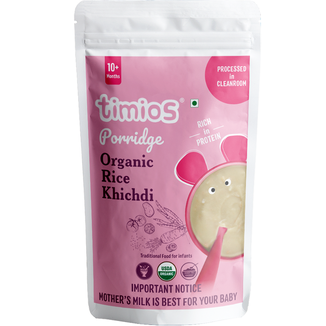 Timios Organic Rice Khichdi Porridge Hover Image