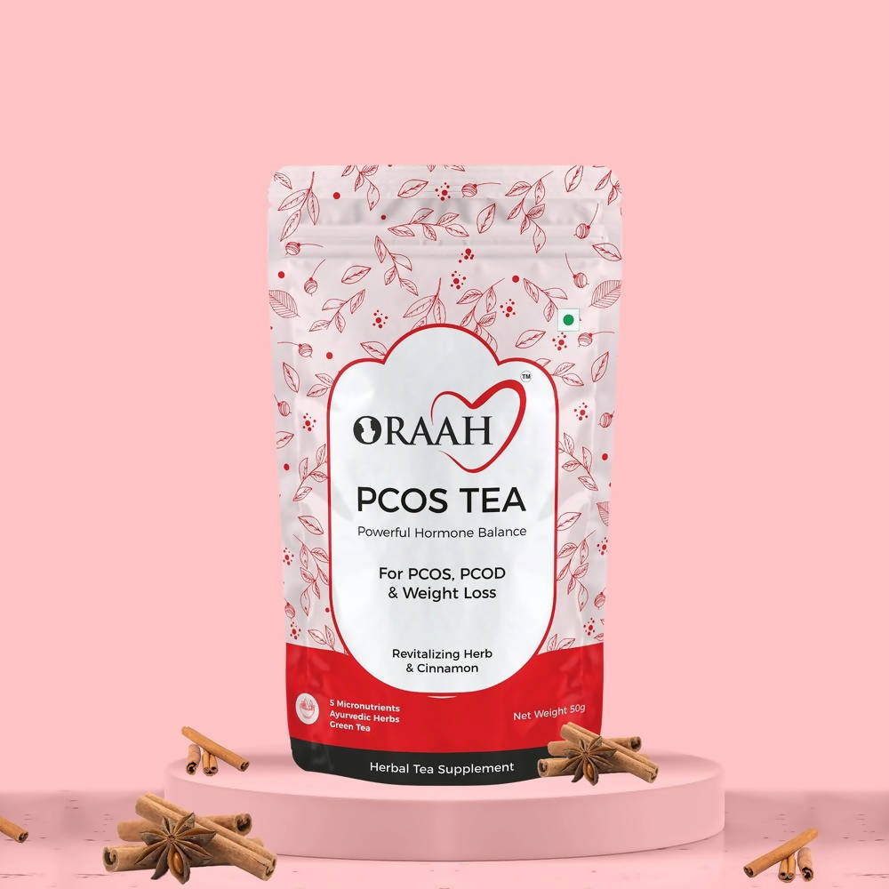 Oraah PCOS PCOD Herbal Tea - Cinnamon Flavour