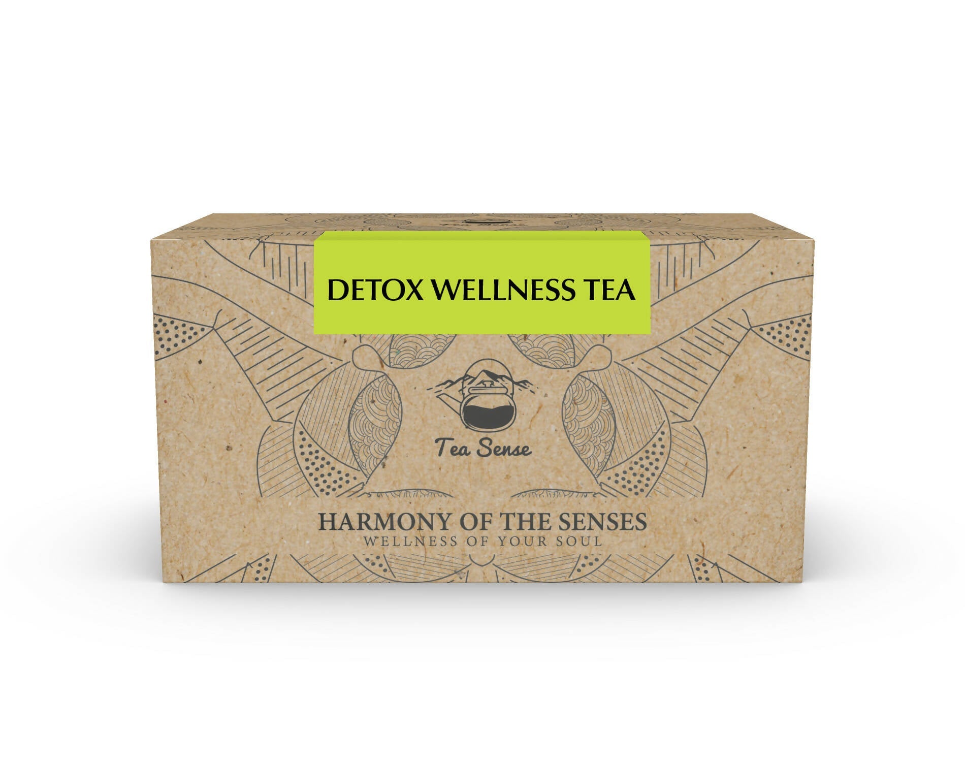 Tea Sense Detox Wellness Tea Bags Box