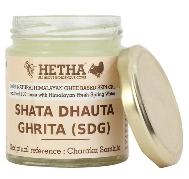 Hetha Shata Dhauta Ghrita Skin Cream - 100 times washed, Himalayan Ghee based Natural Skin Cream Main Image