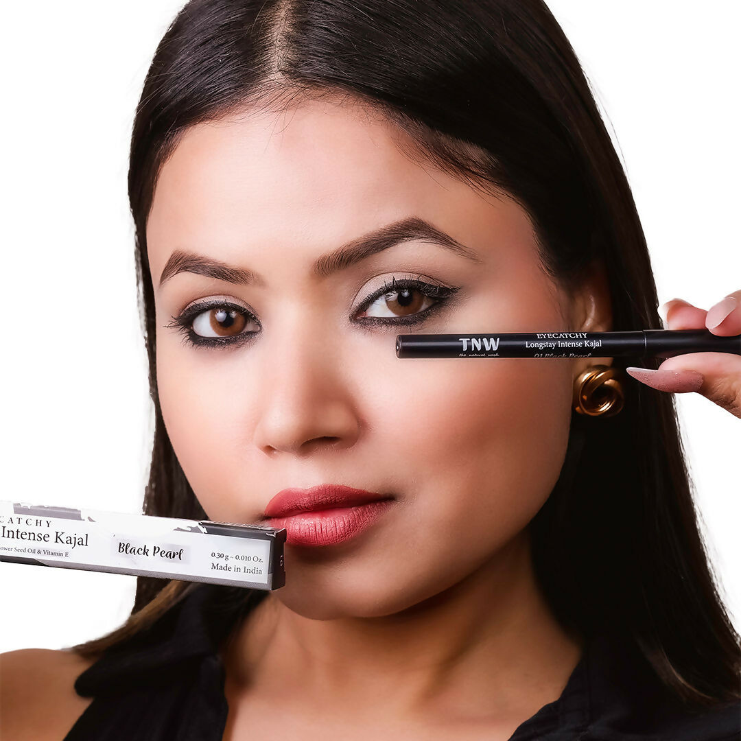 The Natural Wash Eyecatchy Longstay Intense Kajal - Black Pearl