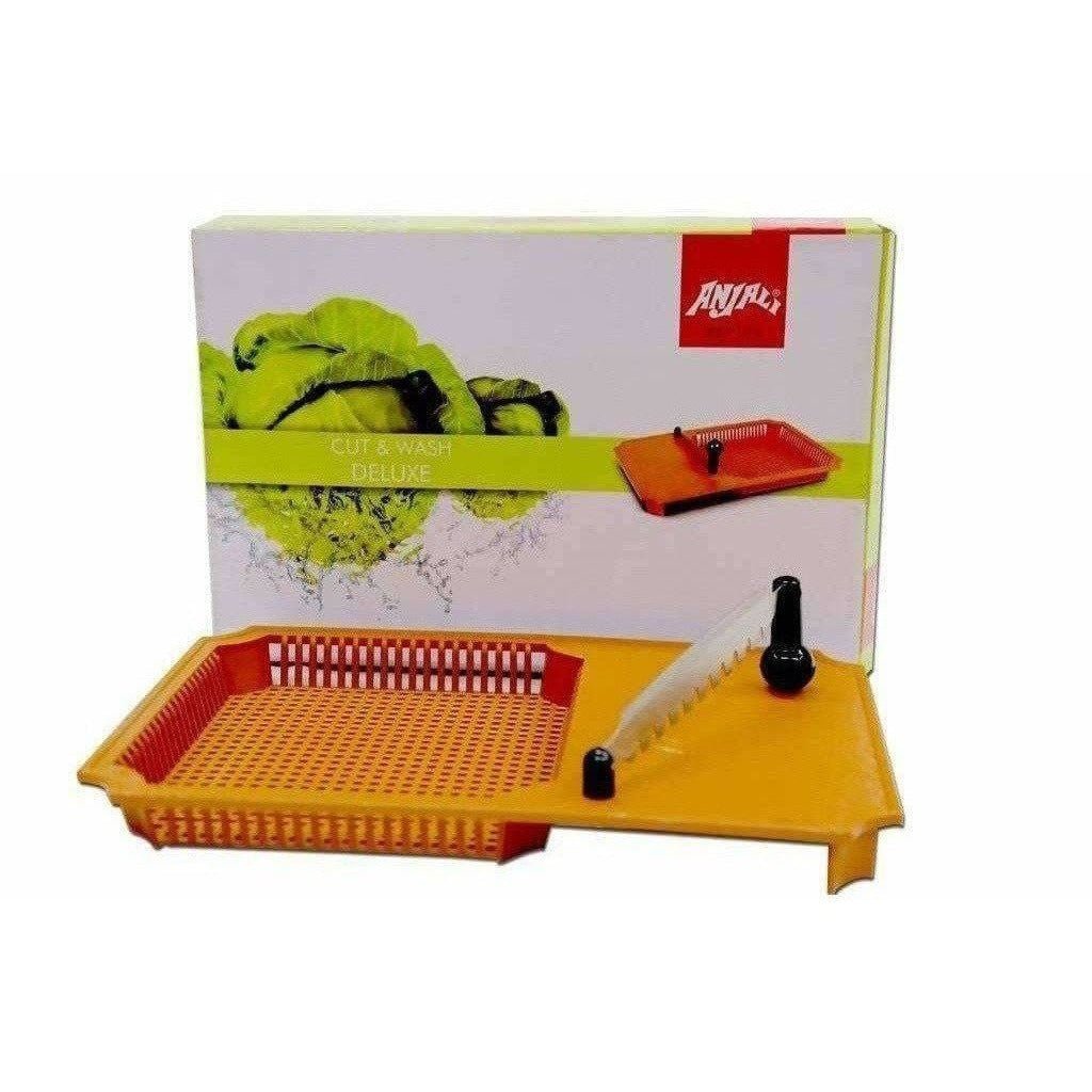 Anjali Cut & Wash Chopping Board For Vegetables - Chopping Knife