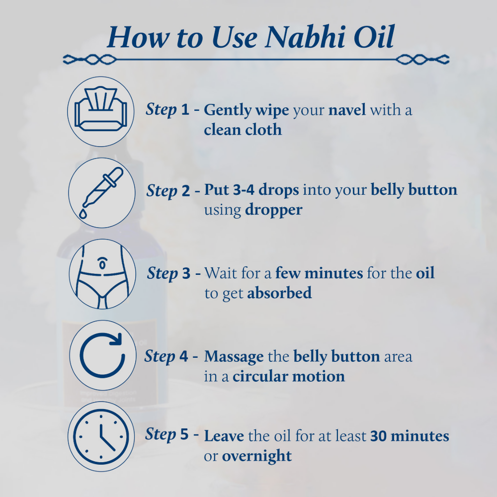 Blue Nectar Nabhi Oil With Pure Ghee & Almond Oil