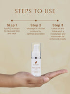 Flawora Anti-Grey Hair Serum For Reversing Grey Hair and Anti Acne Serum to reduce Blackheads and Open Pores