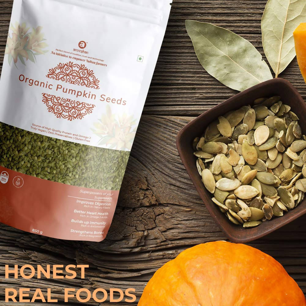 Anveshan Organic Raw Pumpkin Seeds