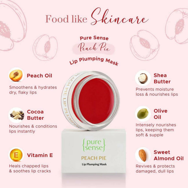 PureSense Peach Pie Lip Plumping Mask Main Image
