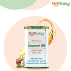 Oyo Baby 100% Natural Baby Oil For New Born Wood Pressed Coconut Baby Hair Oil